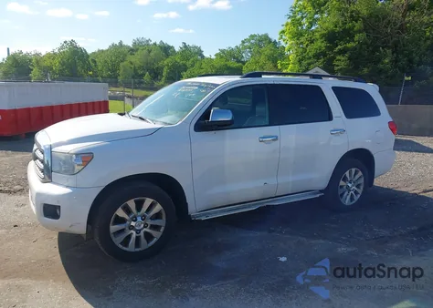 2012 Toyota Sequoia Limited 5.7L V8 из США, поврежденный, VIN 5TDJY5G12CS069153